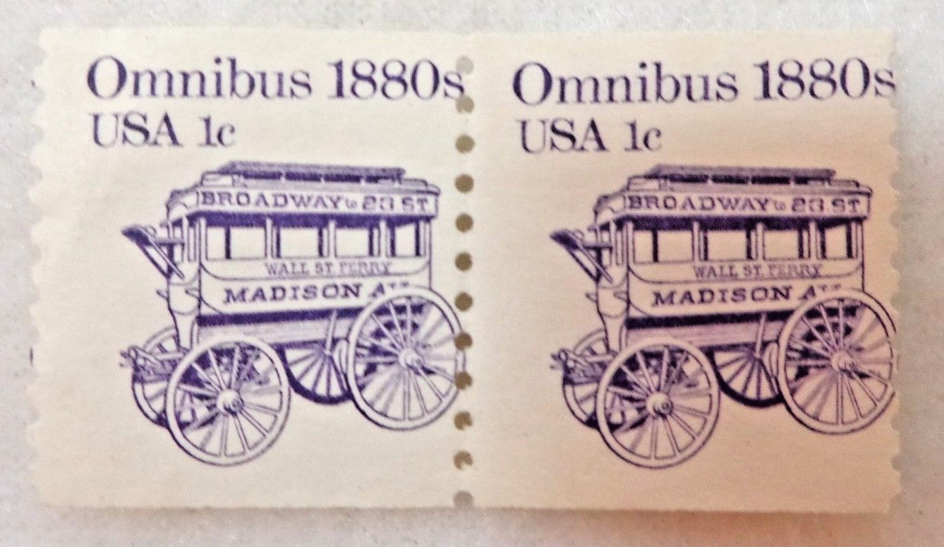 Omnibus 1880s Madison Stagecoach USA 1 ¢ 1983 US Postage Stamps