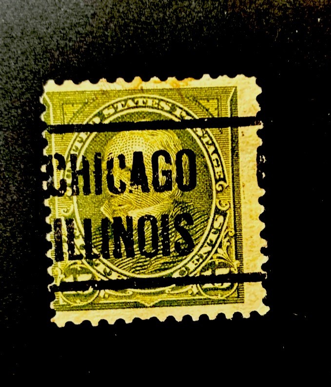US Scott #284 15 cent stamp green U.S. Clay 1898 Used