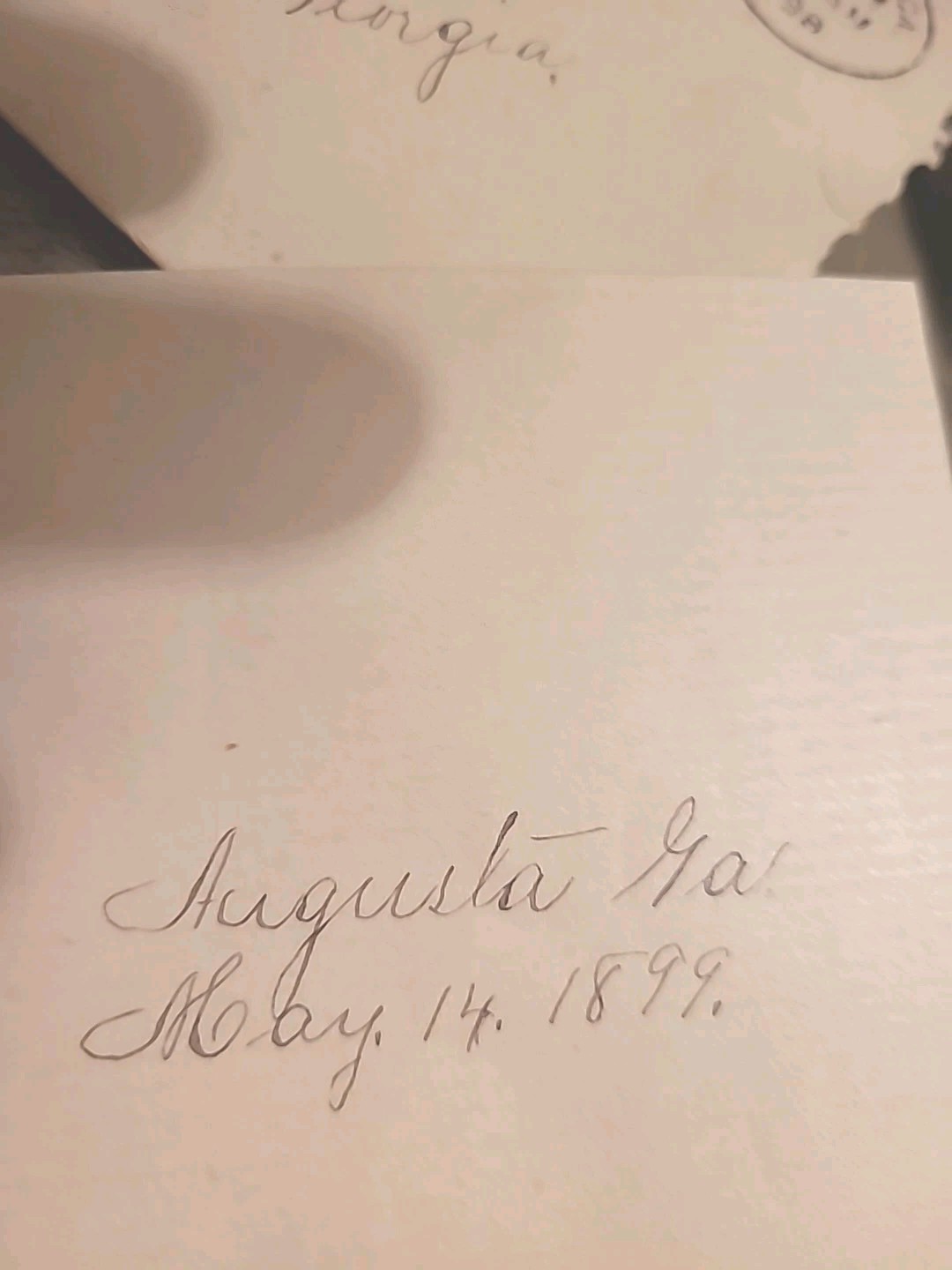 2 WASHINGTON 1894-99 2 CENT STAMPS WITH WHOLE LETTER( 1899)