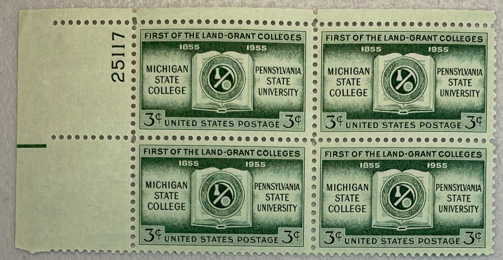US Stamps Scott # 1065 Land-Grant Colleges Plate Block MNH