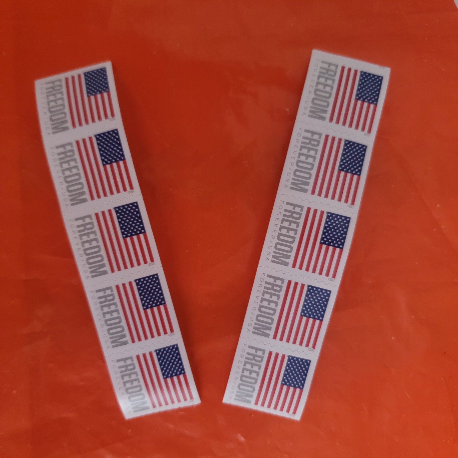 2023 US Flags Forever First Class Postage Stamps – 10 Stamps