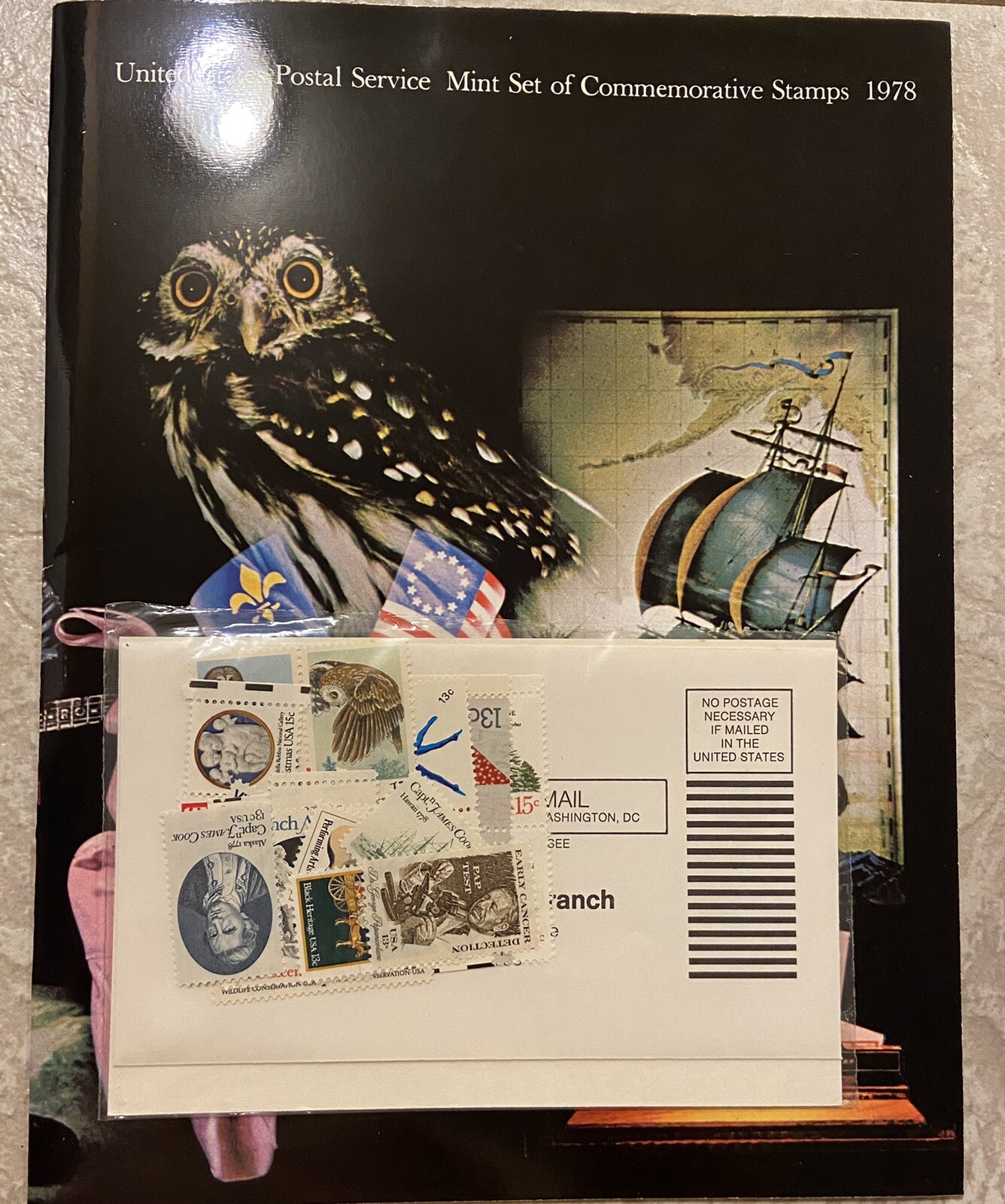 1978 USPS Set of Commemorative mint set w/postage STAMPS SEALED