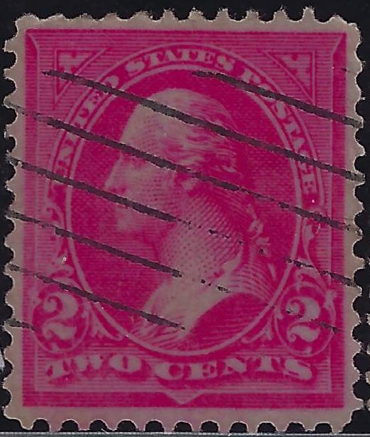 Scott US 279Bg Bright Pink-Used VF