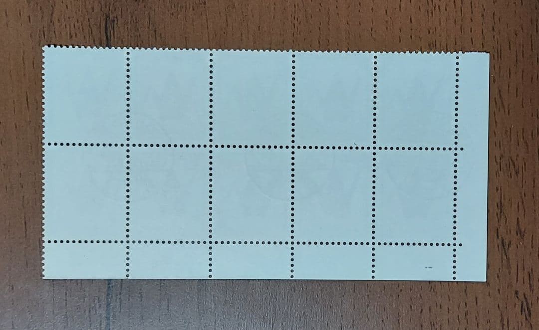 No.250 Used Postage Stamps, Full Moon Cancellation, 10-stamp Block and 20-stamp