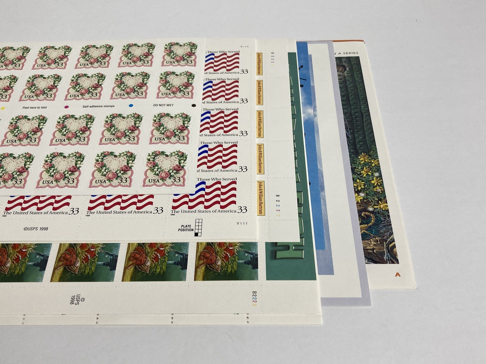Lot of US Stamp 33 Cent Booklets with Face Value of $122.10