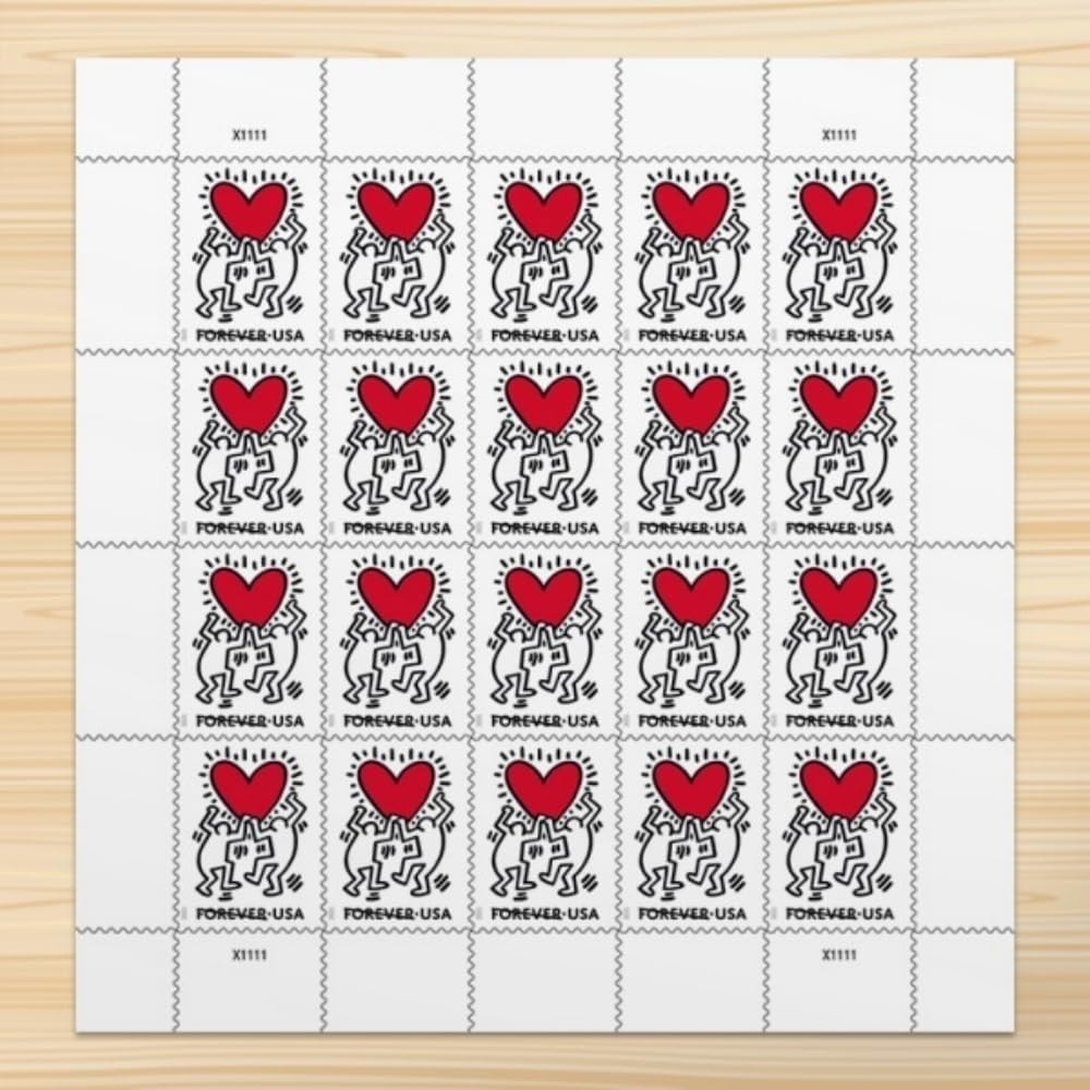 Love Stamps United States Postal Service Love 2025 Postage Stamps (Sheet of 20)