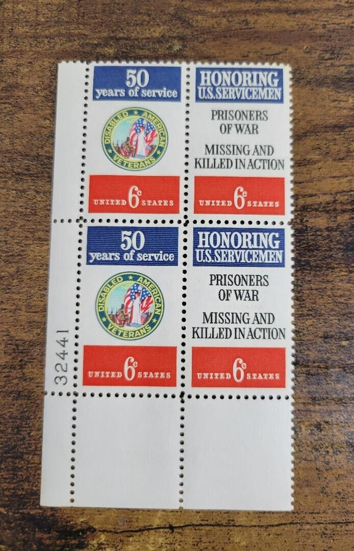 USPS Honoring U.S. Servicemen POW & Missing and Killed in Action 6 Cent Stamps