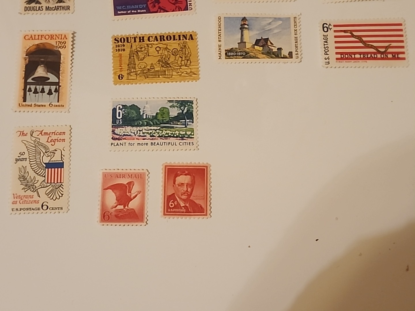 Vintage Mixed Lot of 105 Unused 13 & 6 Cent U.S. Post Office Postage Stamps