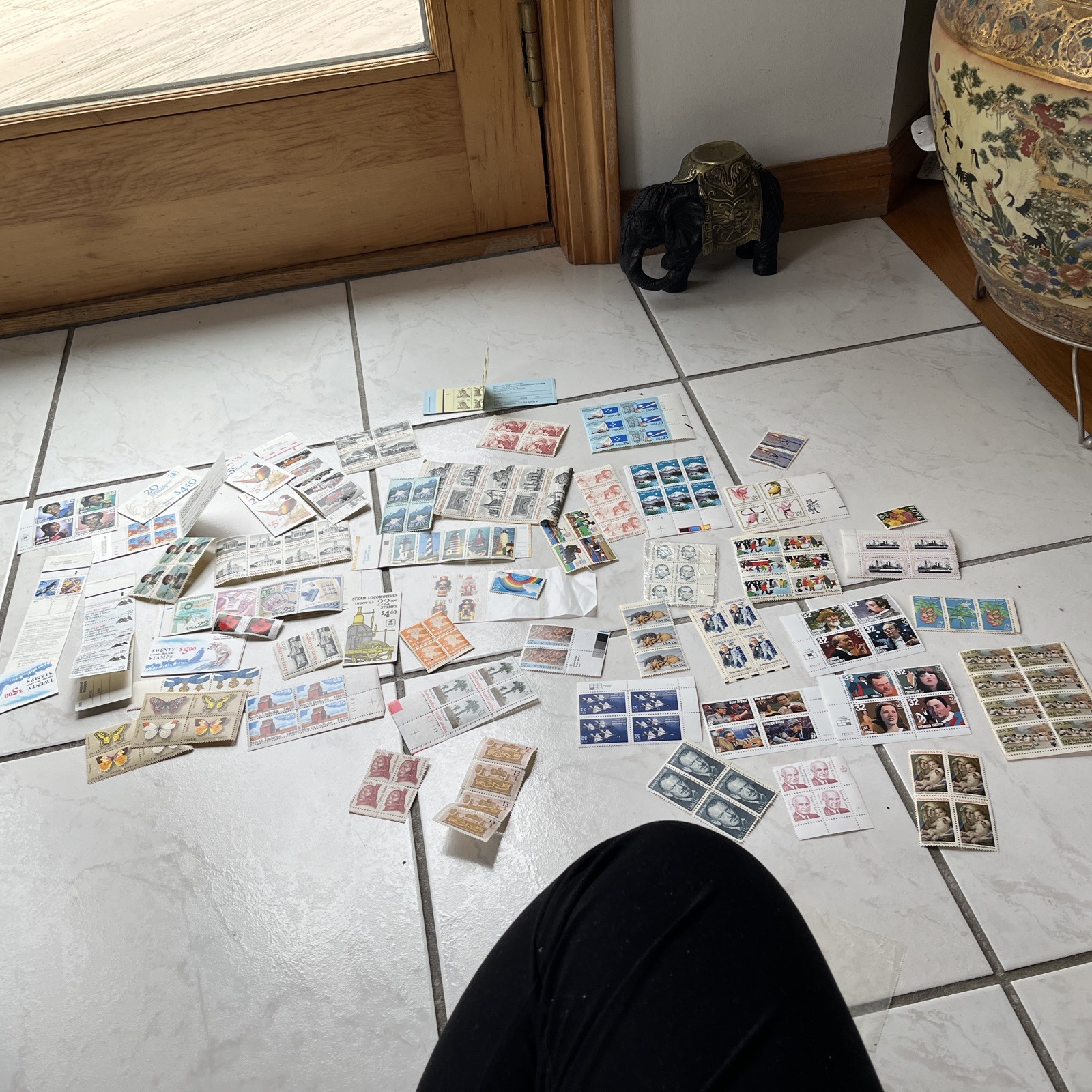 Unused Multiples & Strips & Singles of 13c, 32c, US Postage Stamps USA