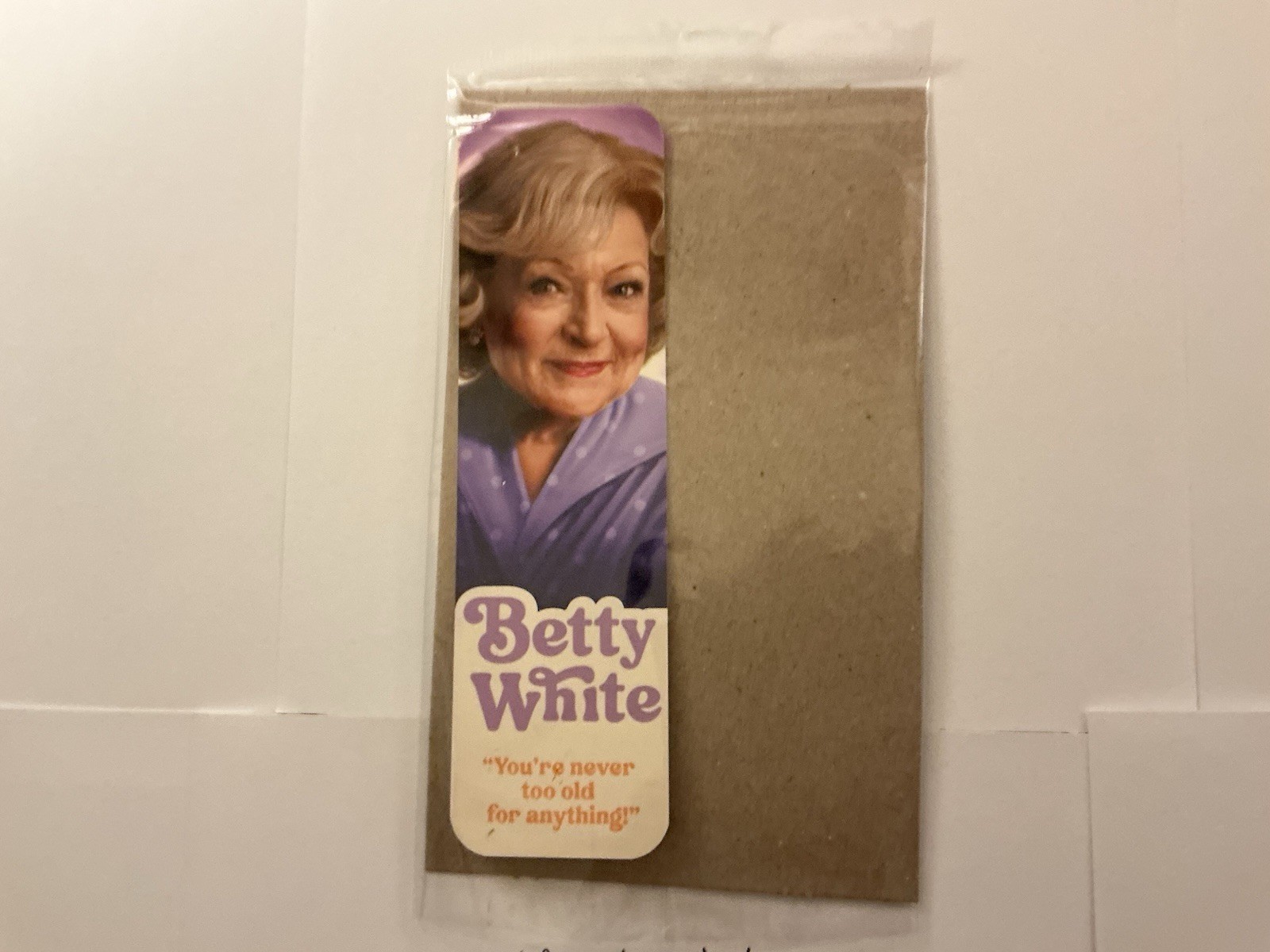Betty White /Golden Girls (2)Betty White Stamped Envelopes + (1) Bookmark