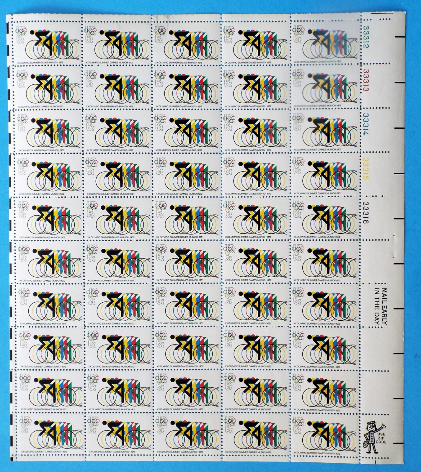 US Postage Stamps Face Value $45+ Unused Lot #72 Sheets Blocks Summer Sports