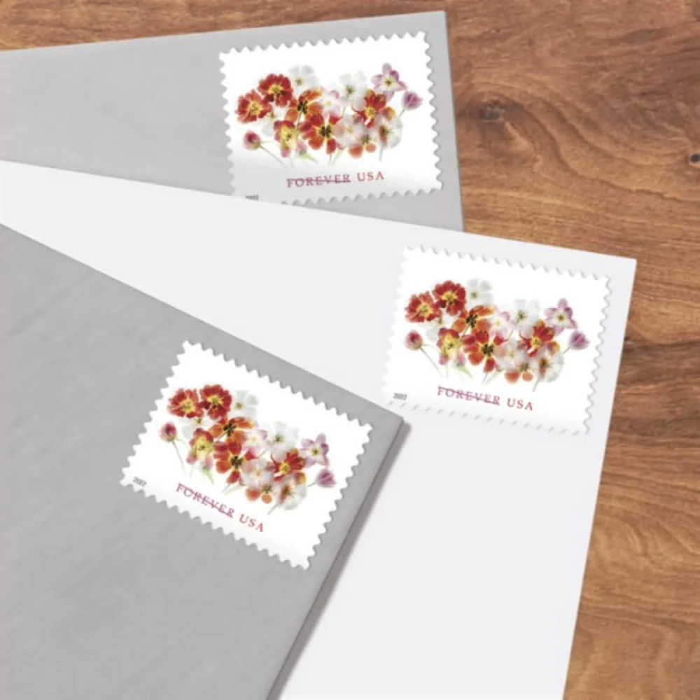 Tulips 2022 USPS First-Class Mail Forever Postage Stamps – Sheet of 20