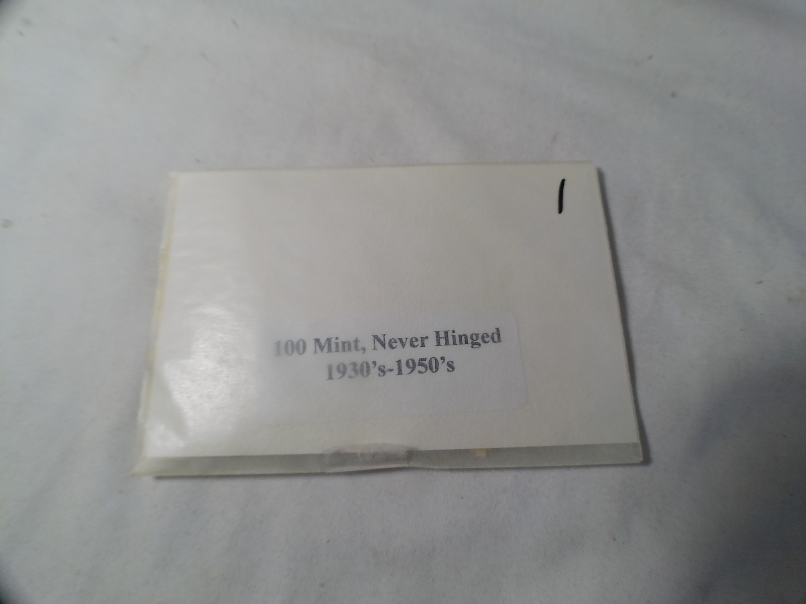 Envelope of 100 Vintage Mint Never Hinged Stamps from 1930-1950 #1