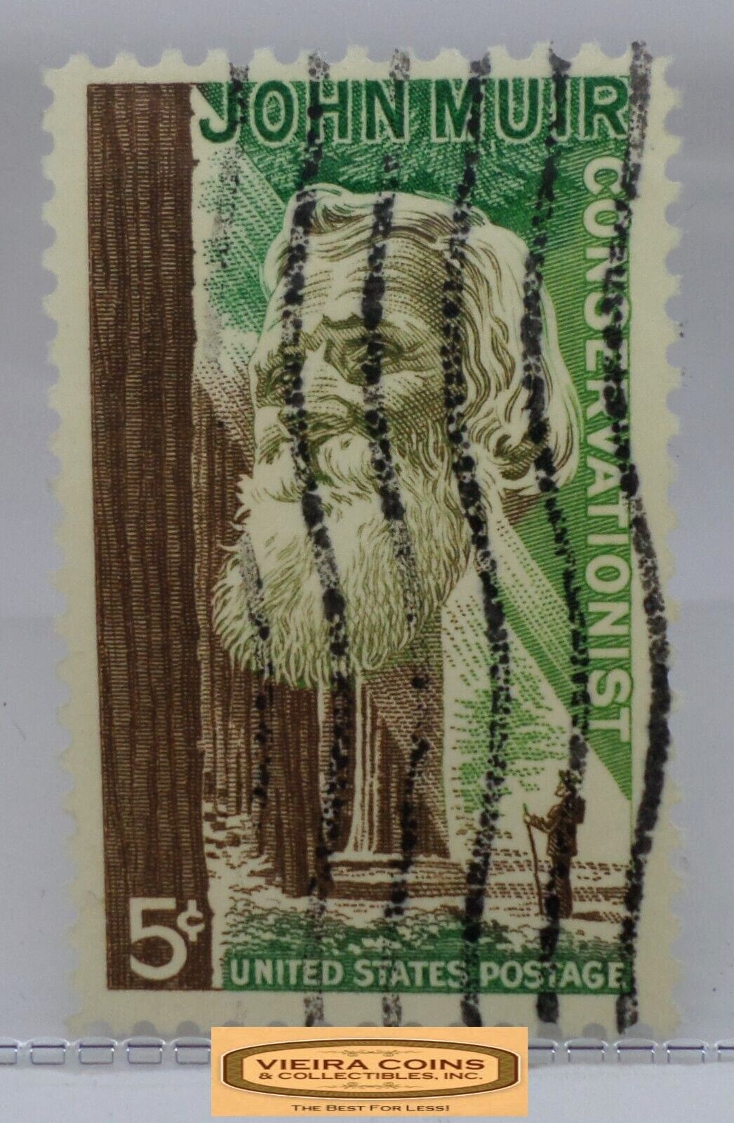 USA Postage John Muir Conservationist 5 Cents Stamp – #S42076NQ