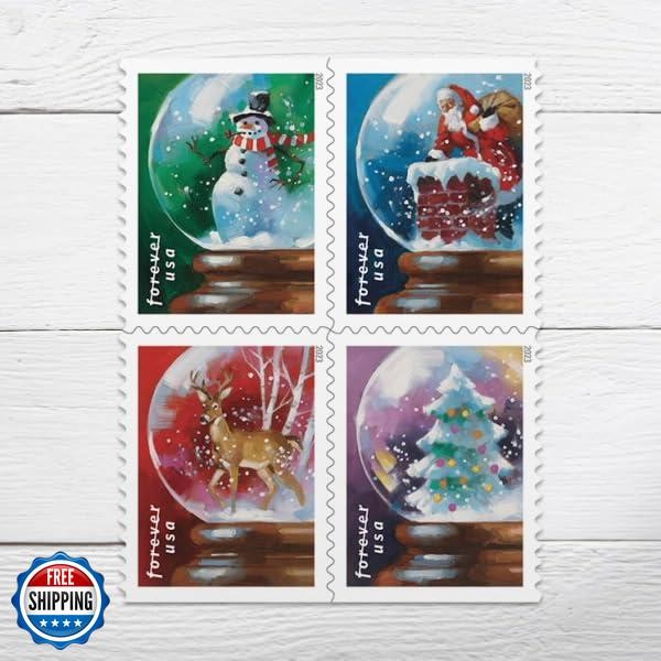United States Postal Service USPS Snow Globes (Booklet of 20) For