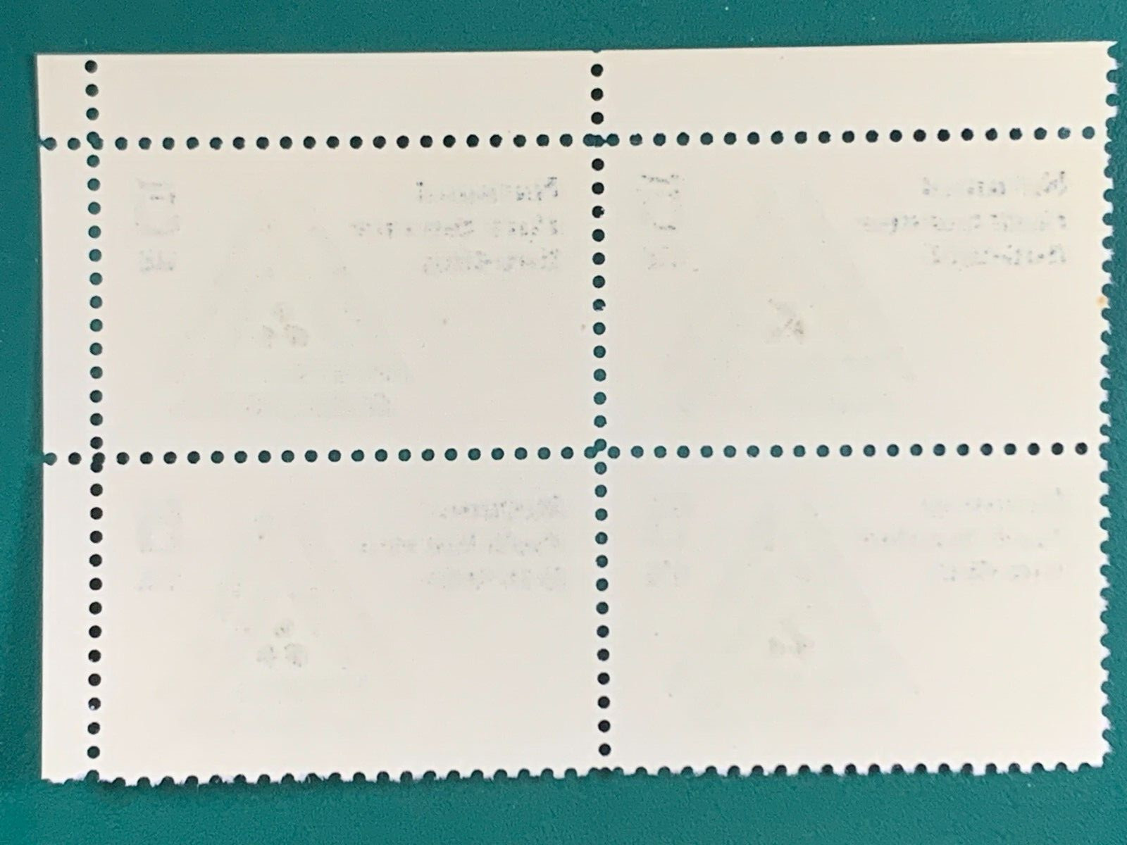 US Postage National Park Service 1966 5Cents Block Stamps Unused