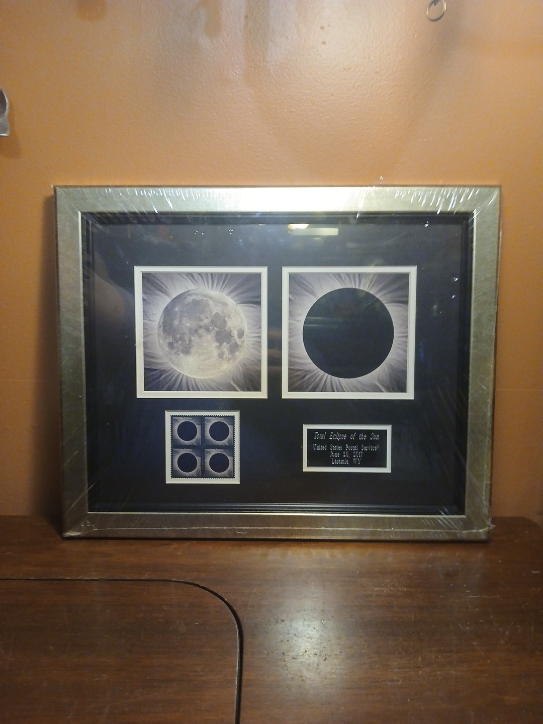 USPS Total Eclipse of the Sun Framed Art – 2017 Forever Stamp Collectible