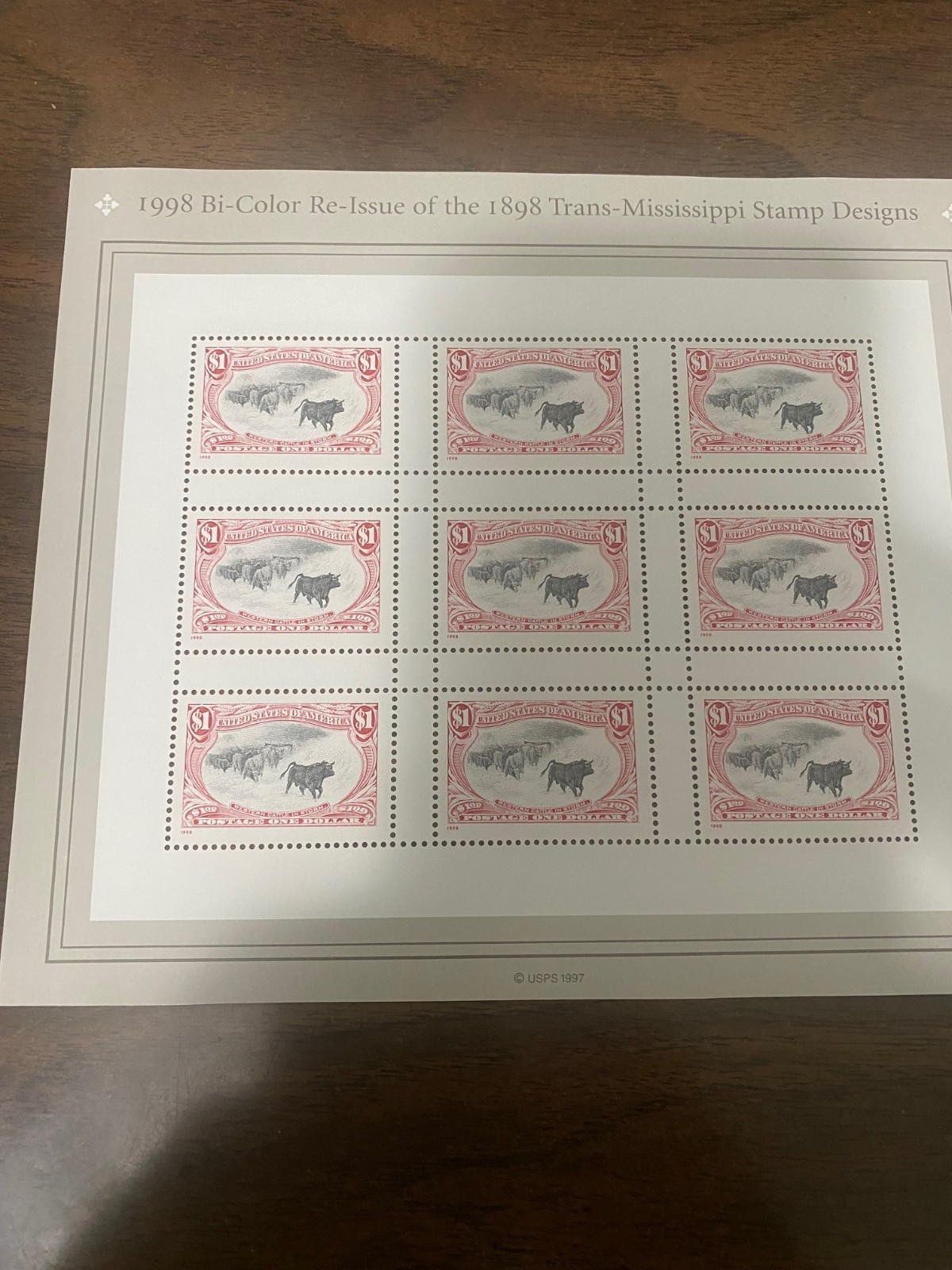 US3210 – $1 Trans-Mississippi Souvenir Sheet