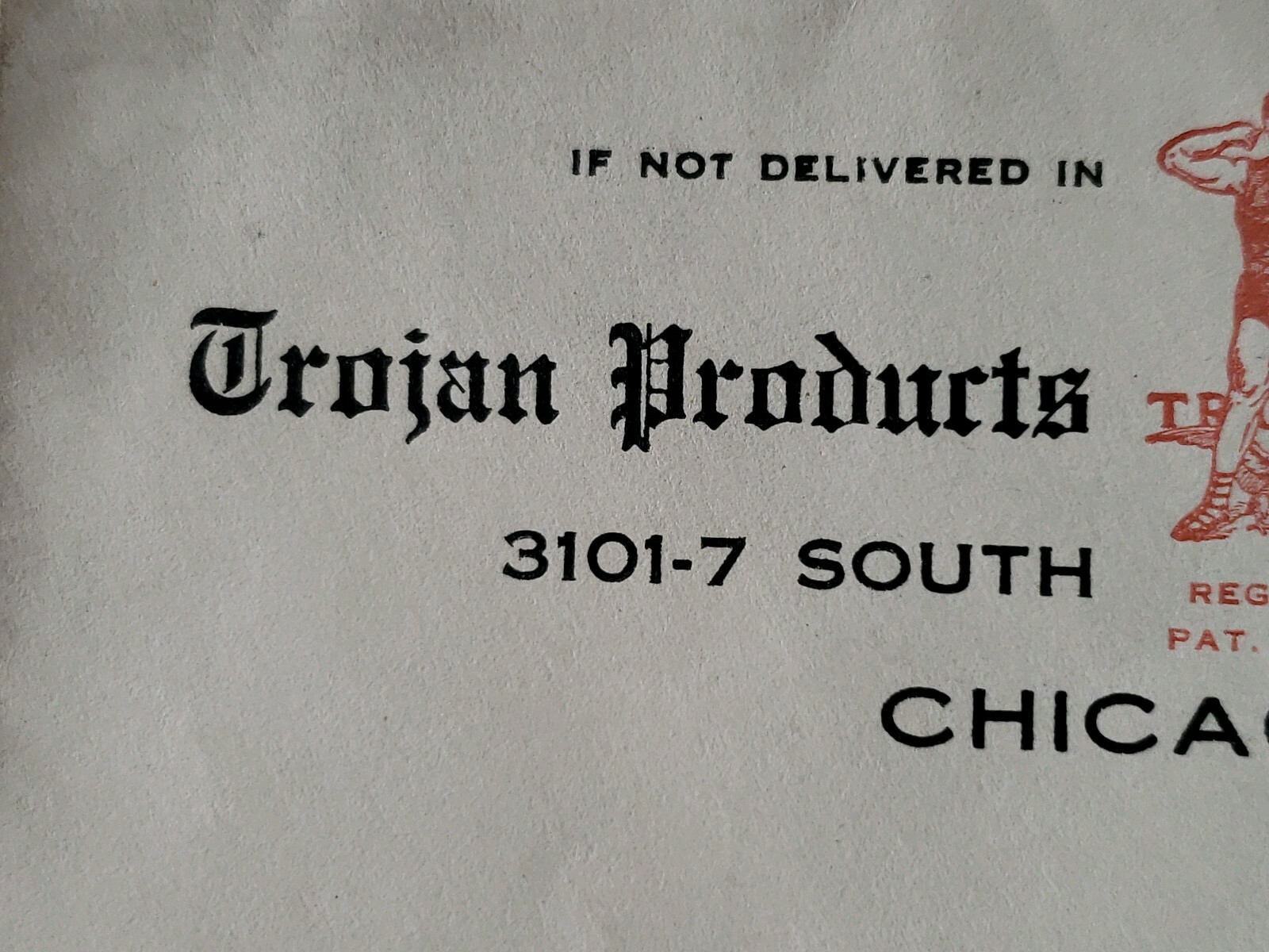 Advertising Letter Trojan Products & Mfg Co Inc Chicago ILL Envelope