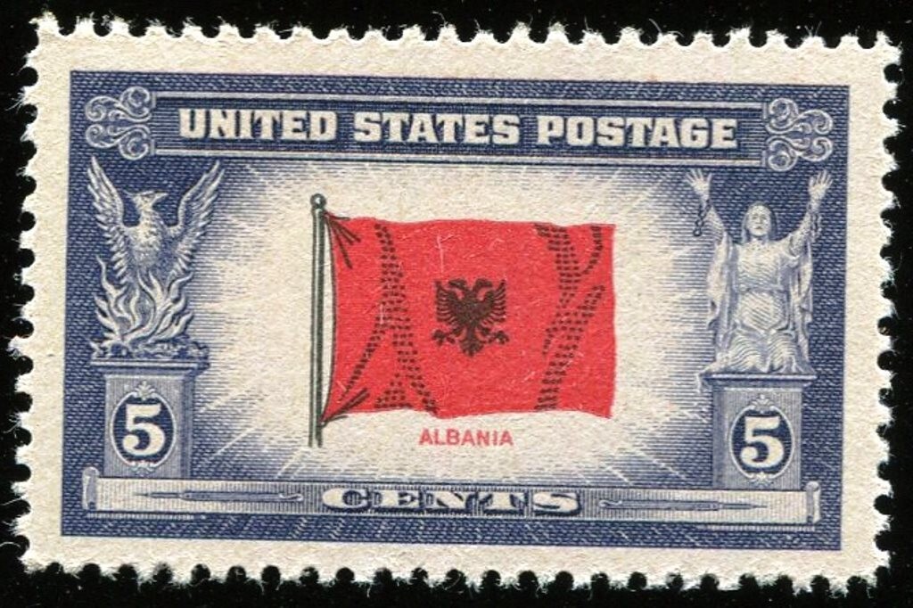 1944 OVERRUN COUNTRY – ALBANIA – Scott #918 – Flawless Original Gum, MNH/OG /238