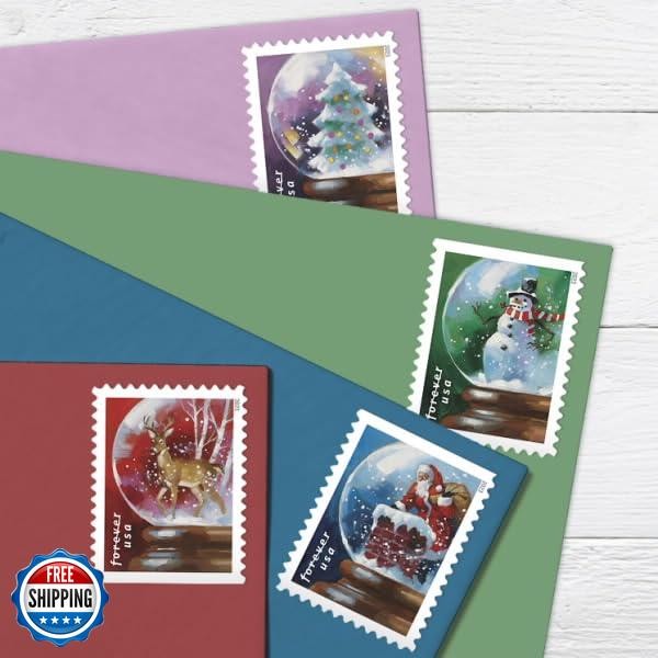 United States Postal Service USPS Snow Globes (Booklet of 20) For