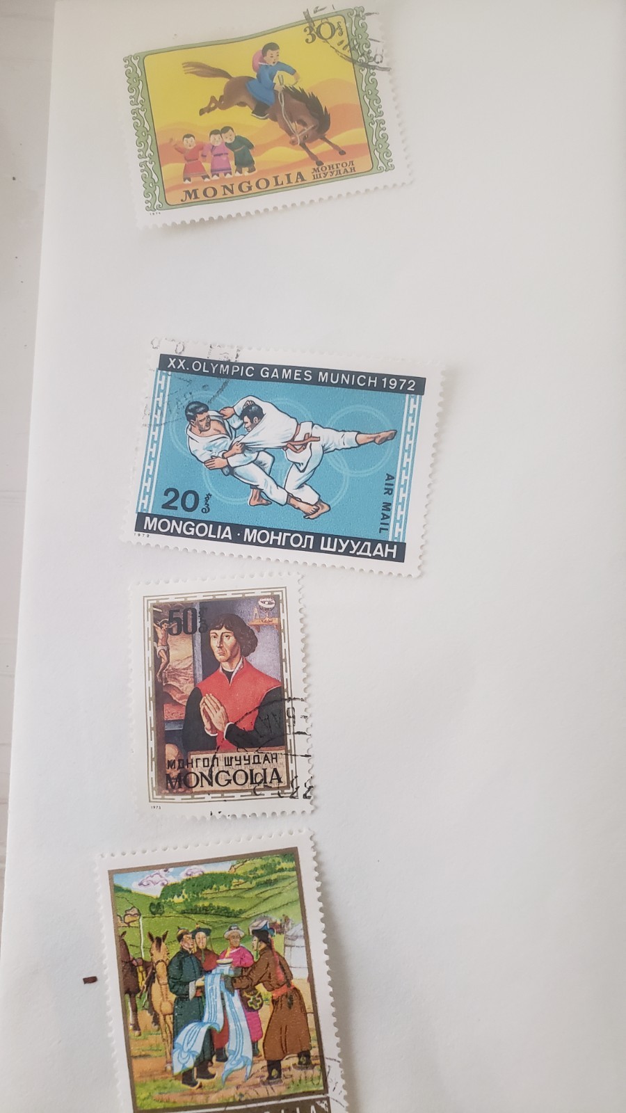 Misclineous stamps from Canada, Europe, New Zealand , Mexico, Australia, etc.