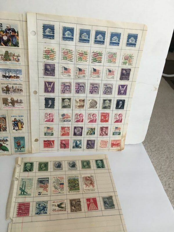 LOT 140+ Vintage U.S. Postage Stamps Boys Town Nebraska 1960’s + More