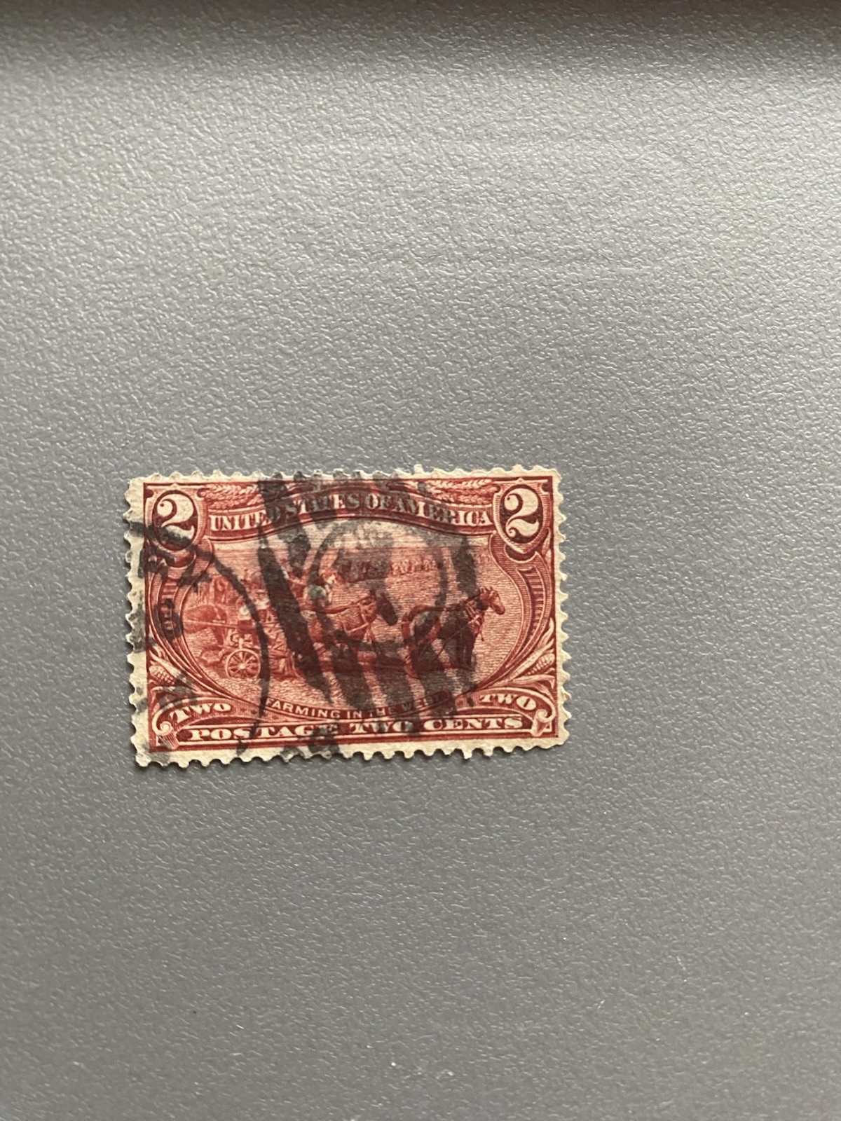 US Early stamps 1800’s Sc #286 2c Trans-Mississippi