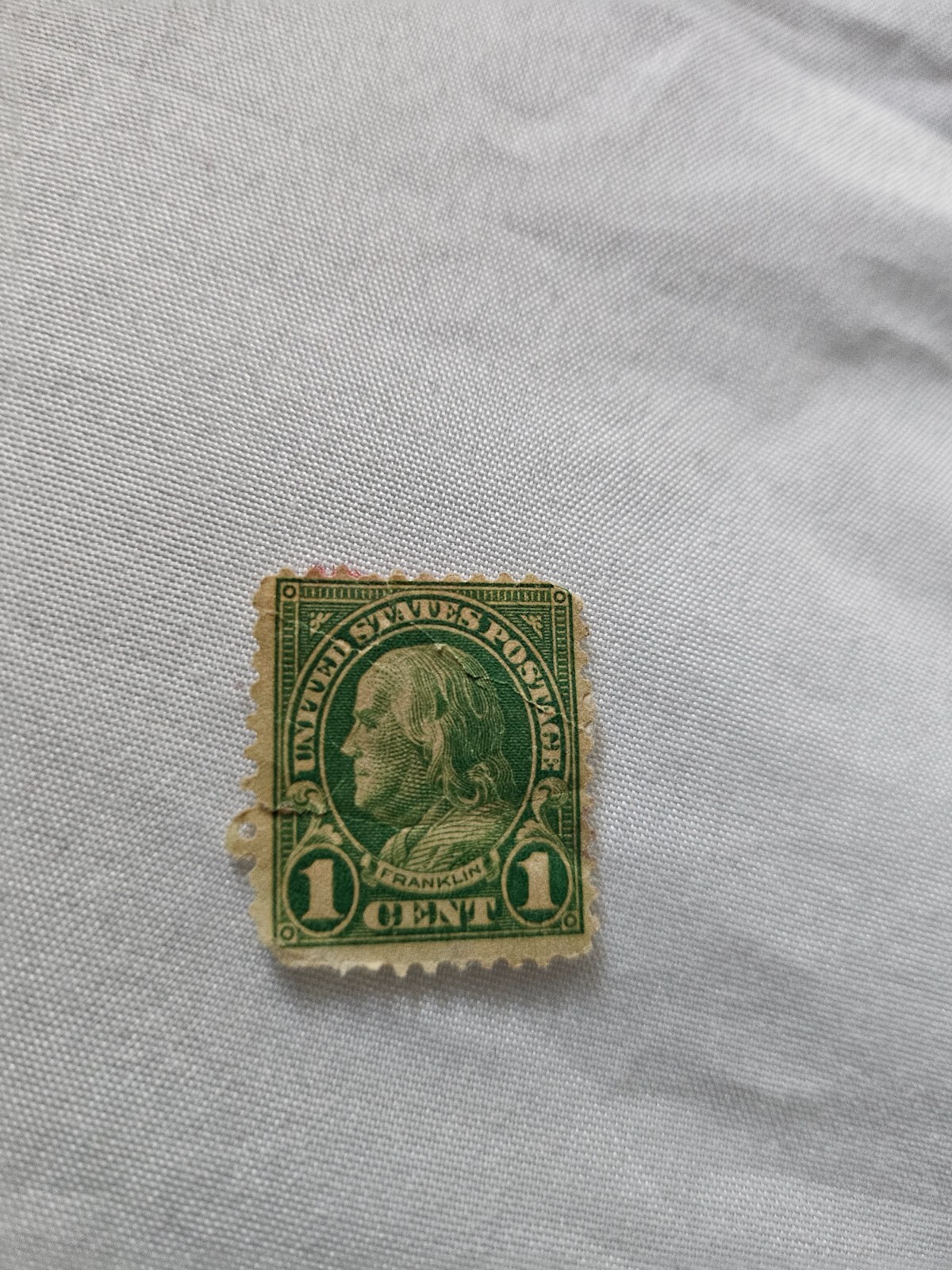 Very Rare 1 Cent Stamp, Very Good Condition
