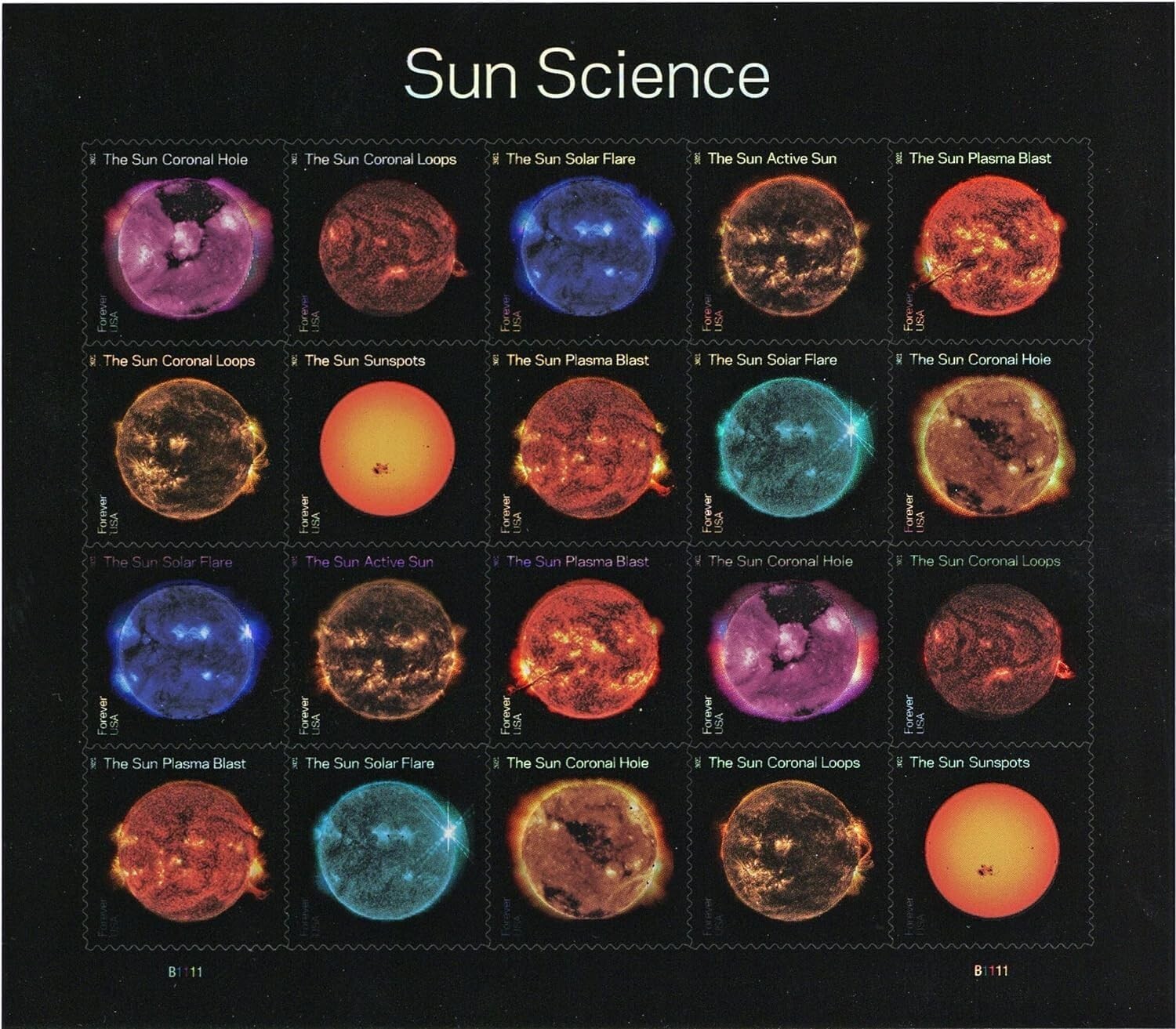 2022 USPS Forever Sun Science Stamps – Sheet of 20 – *MNH*