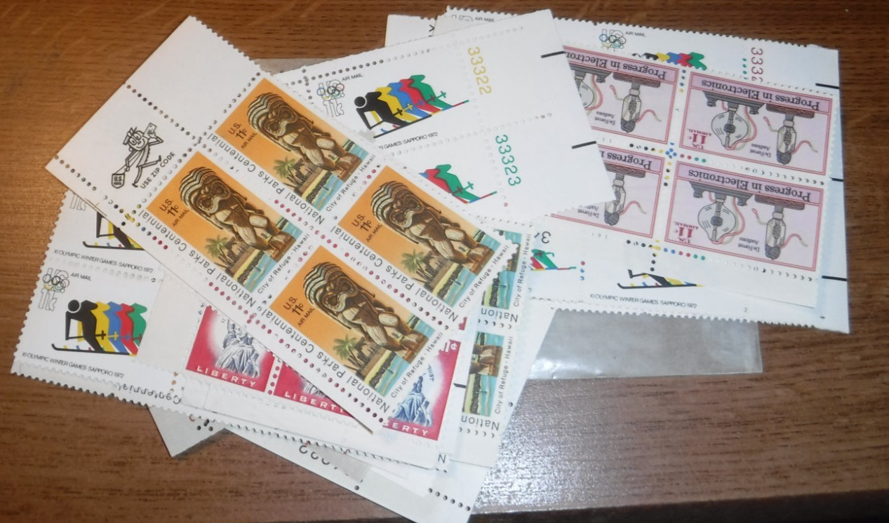 Lot of 50 11 Cent Stamps, Vintage Unused Eleven Cent U.S. Postage Stamps