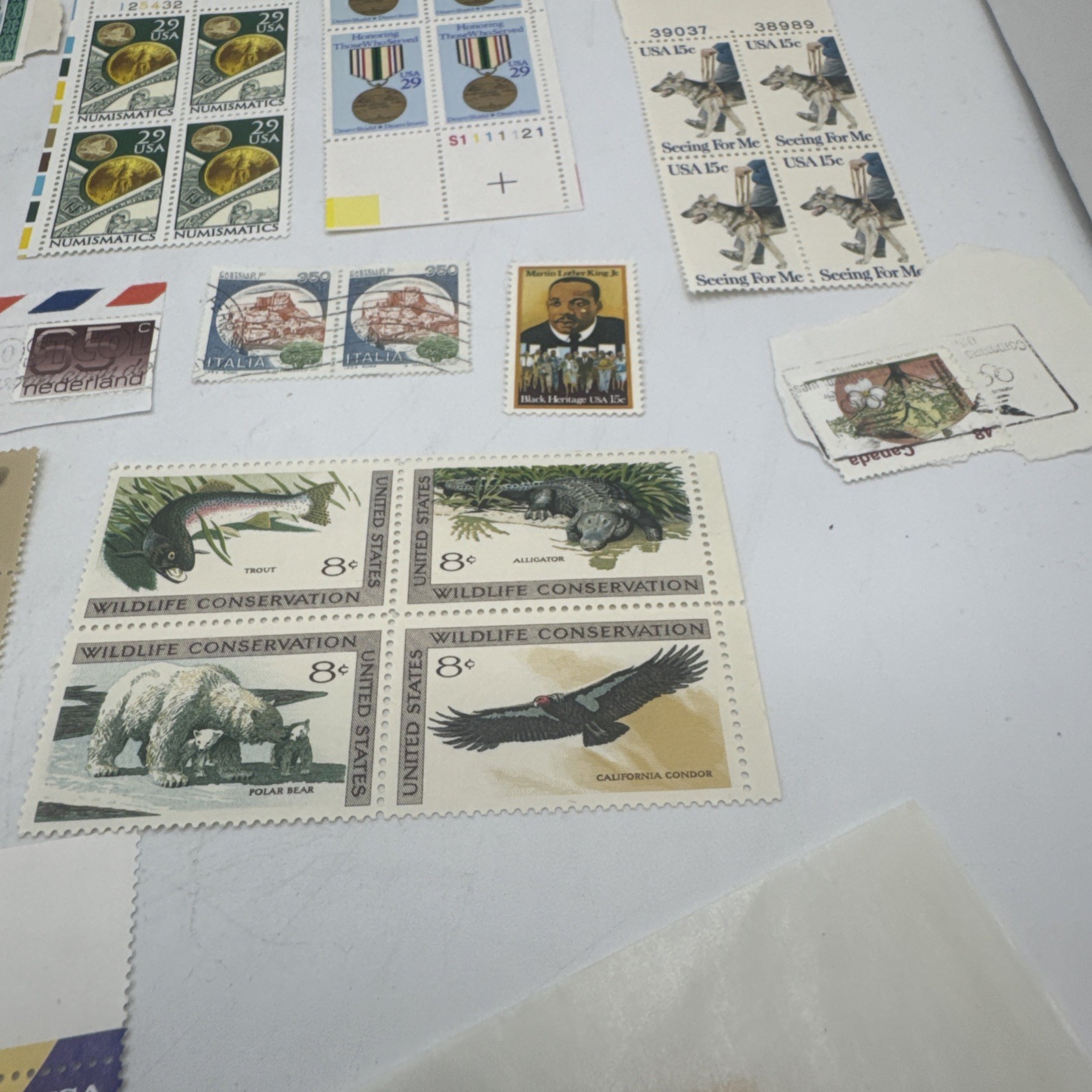 Mixed Lot of US & International Stamps & Sheets – Collection Mix Used & Unused