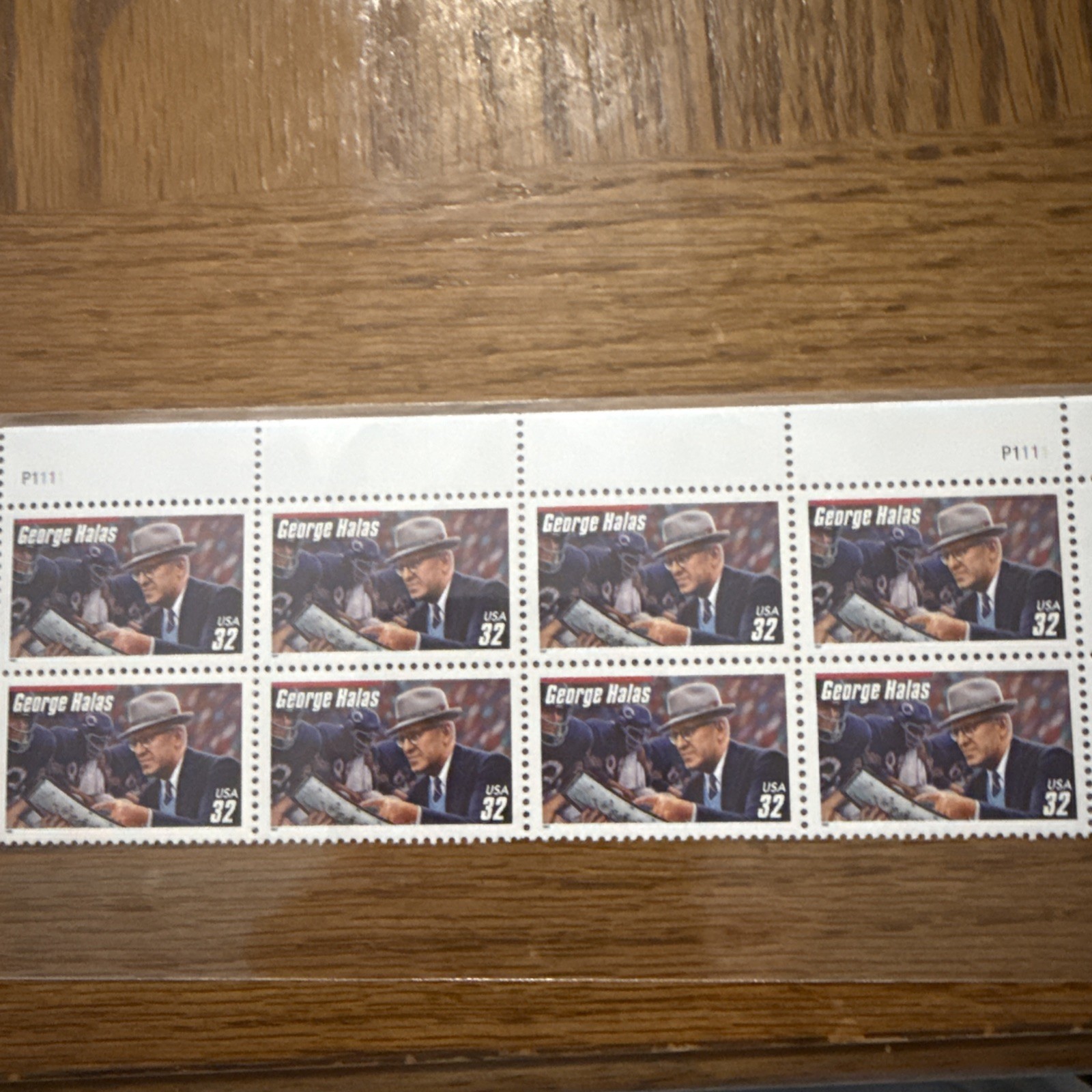 U.S. Football Coaches – Set of 4 different panes Of 8. MNH