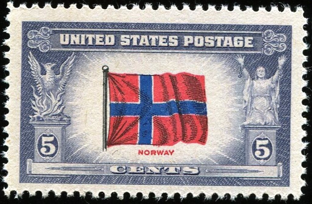 1944 OVERRUN COUNTRY – NORWAY – Scott #911 – Flawless Original Gum – MNH/OG /238