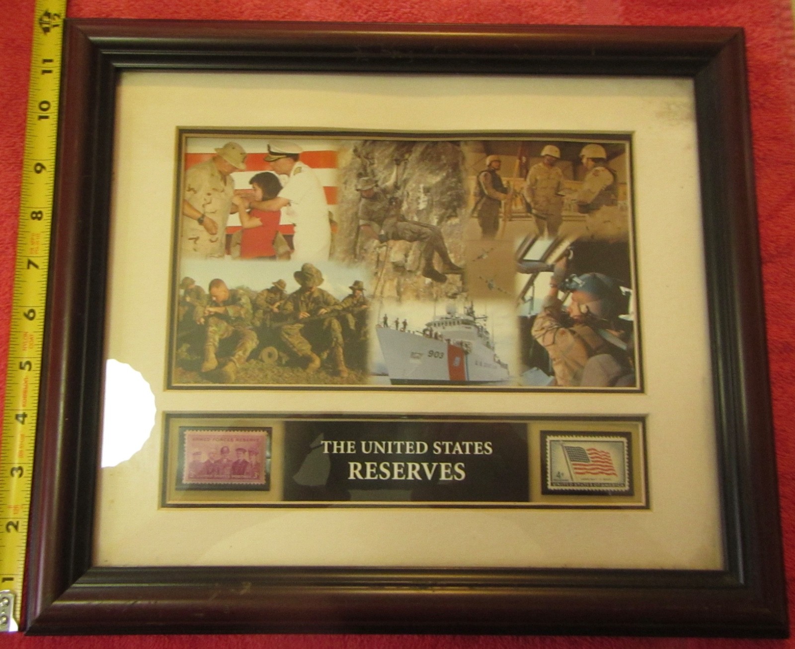 USPS Commemorative The United States Reserves Framed Postage Stamps