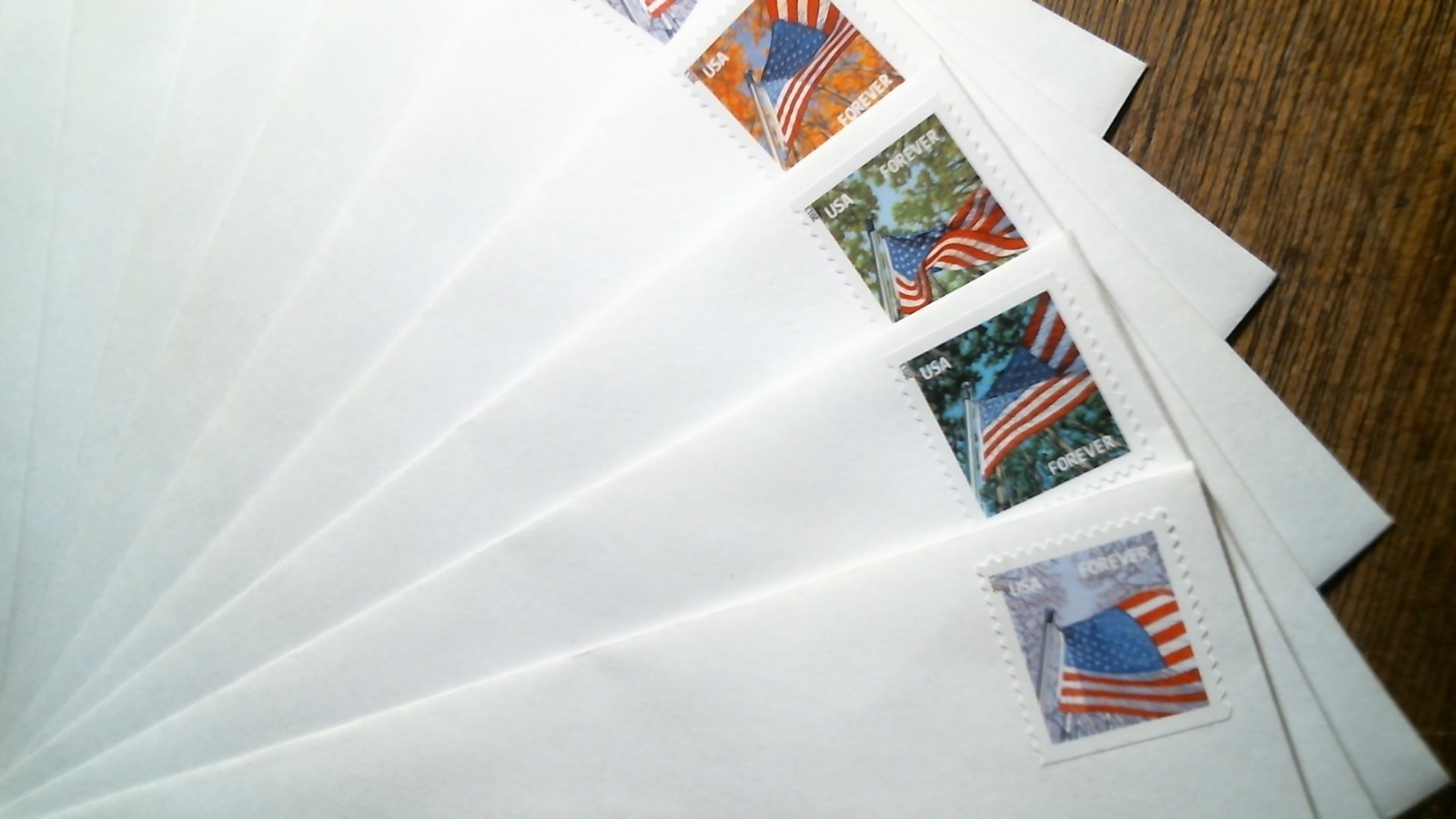 D 10 FOREVER PRESTAMPED LICK STICK # 10 ENVELOPES FREE PRIORITY S/H