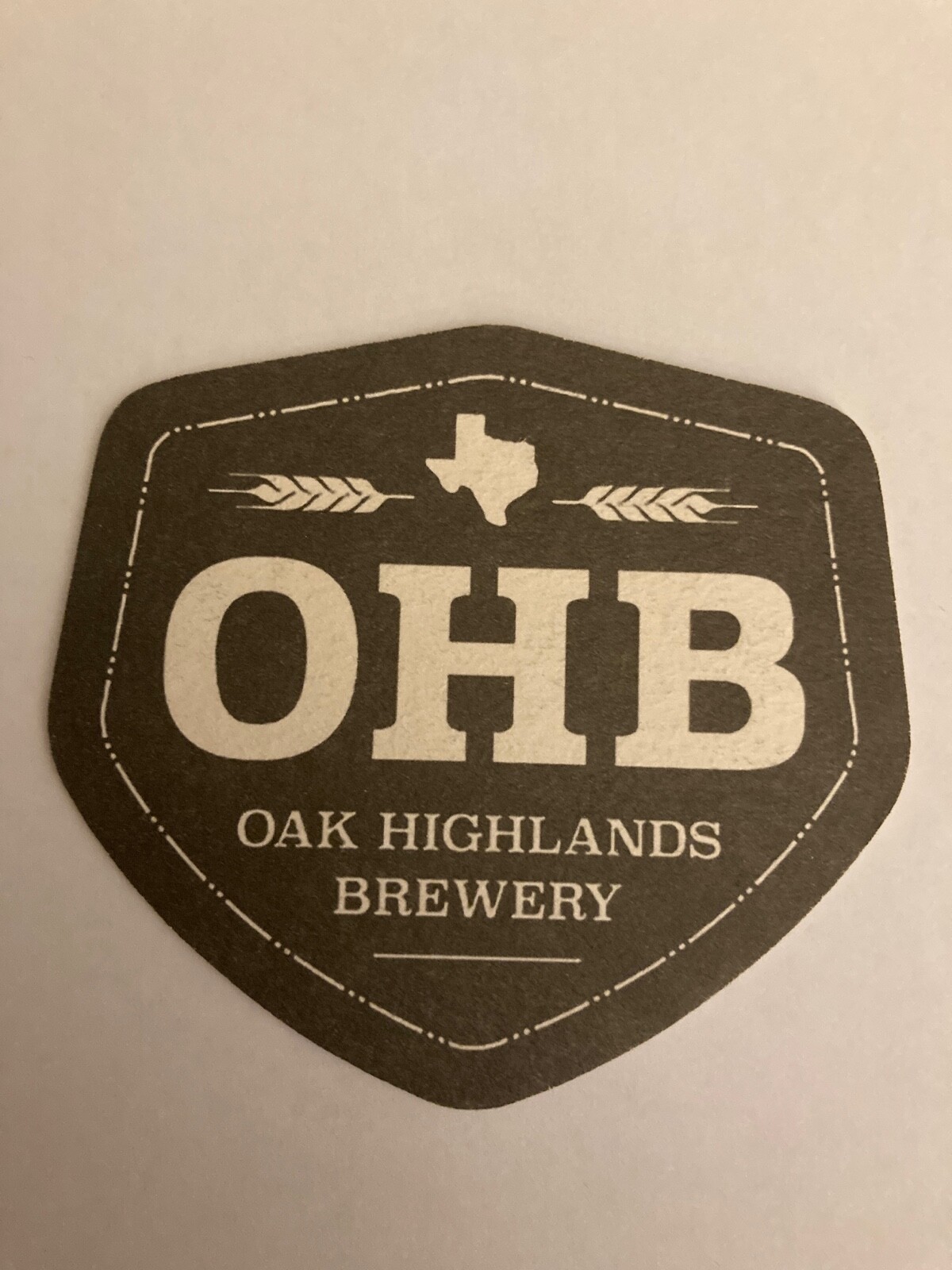 OAK HIGHLANDS BREWERY COASTER – NEVER USED