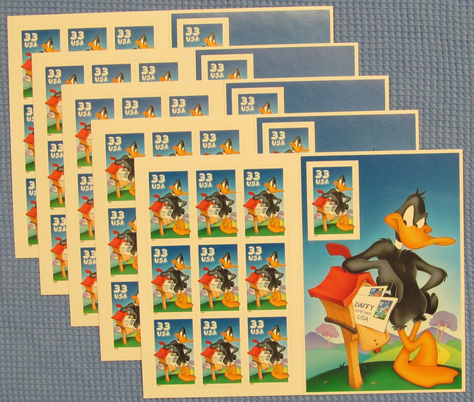 Two (2) Panes x 20 = 40 of SPRING FLOWERS 37¢ US Postage Stamps. USA Sc # 3903b
