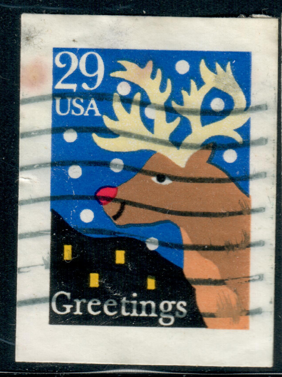 USA – 1993 – Christmas Stamps – Greetings – 29¢ – #3790