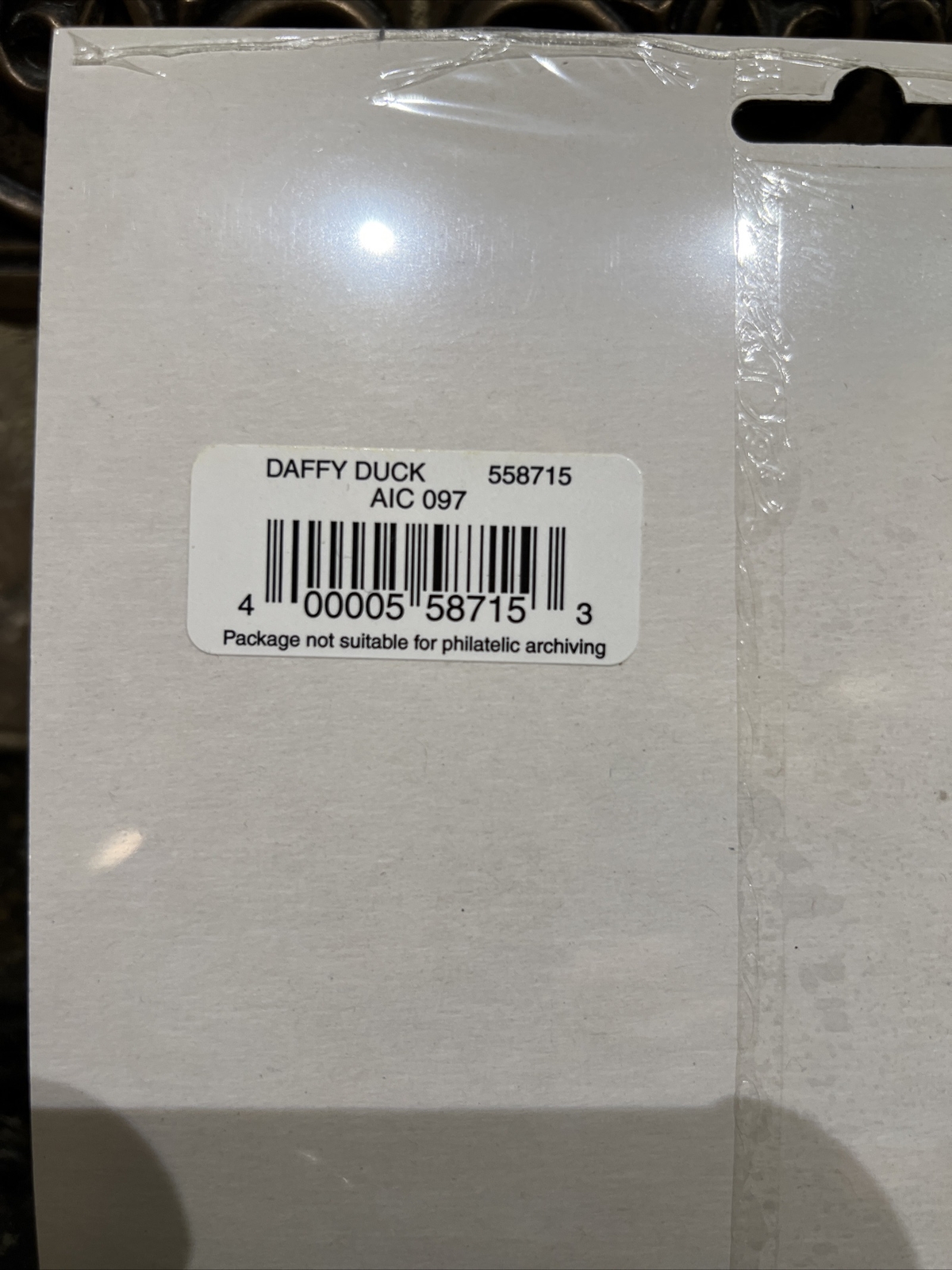 US POSTAGE STAMPS CELLOPHANE SHEET OF 10 “DAFFY DUCK” .33 CENT