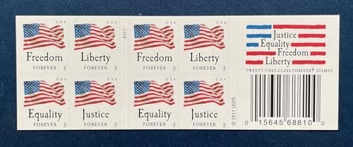 Book of 20 Forever Stamps – USPS Postage for Letters & Packages, Ideal for Maili