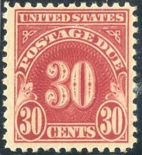 US J75 Postage Dues F – VF NH