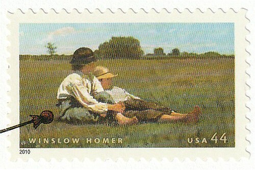 USA Stamp plus Envelop-WINSLOW HOMER FIRSY DAY OF ISSUE_AMERICAN TREASURES 2010