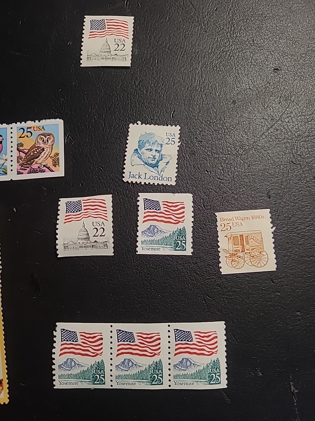15 Various USPS Stamps 22 & 25 Cents