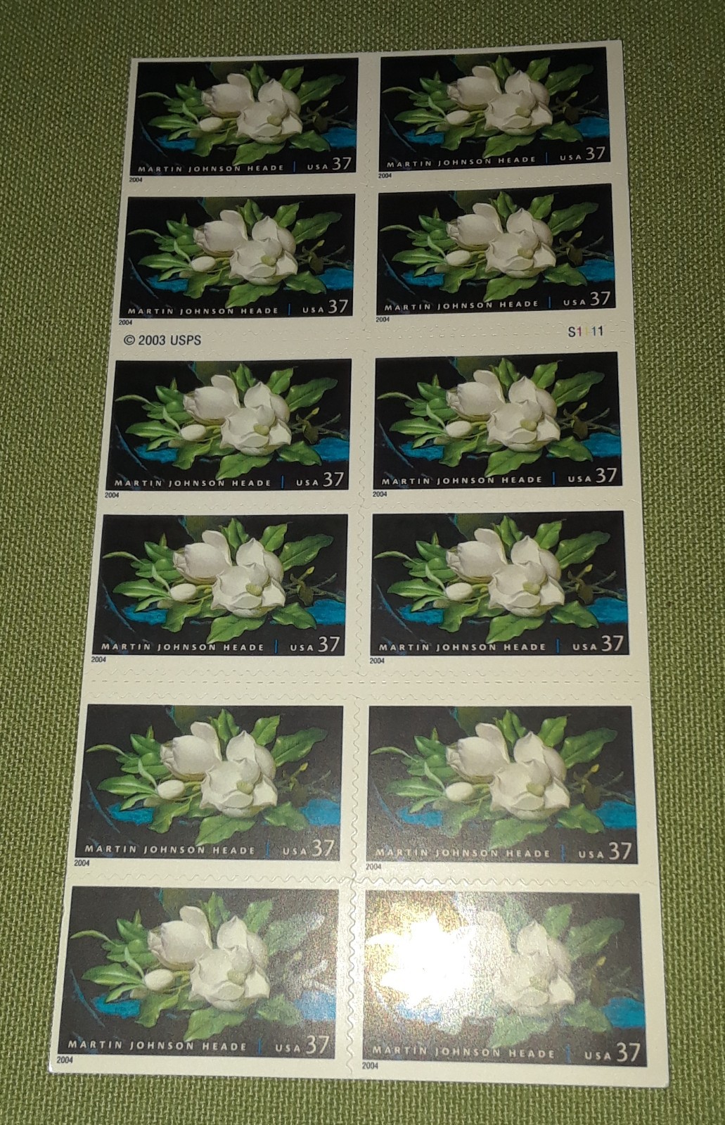 Two Sheets x 20 = 40 of 80¢ Mount MT McKINLEY (Denali) US Stamps. USA Sc # C137