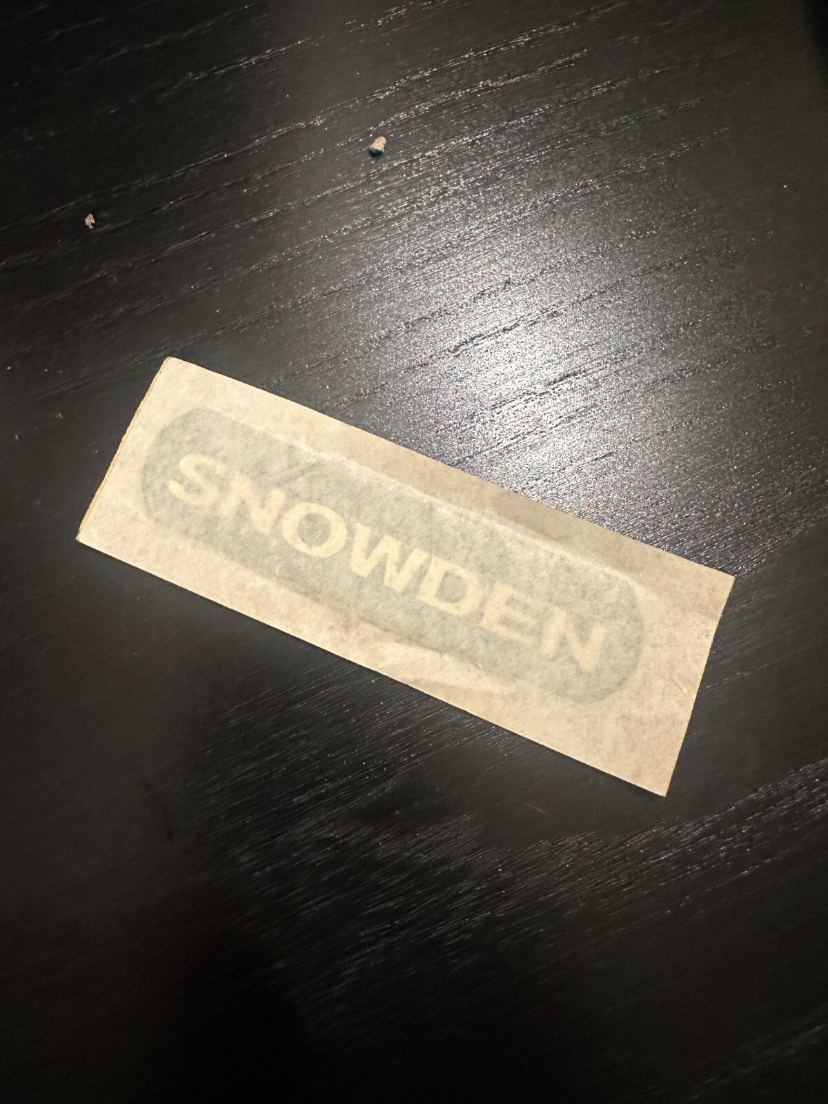 New Edward Snowden Movie Promo Band Aid Bandage Oliver Stone Film SDCC Rare