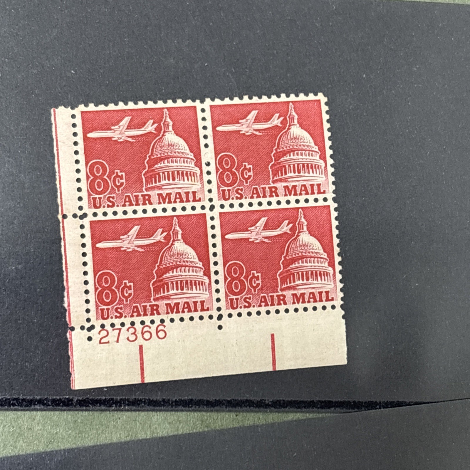 Lot of 44 Total Vintage Air Mail/ Military Postage Stamps United States