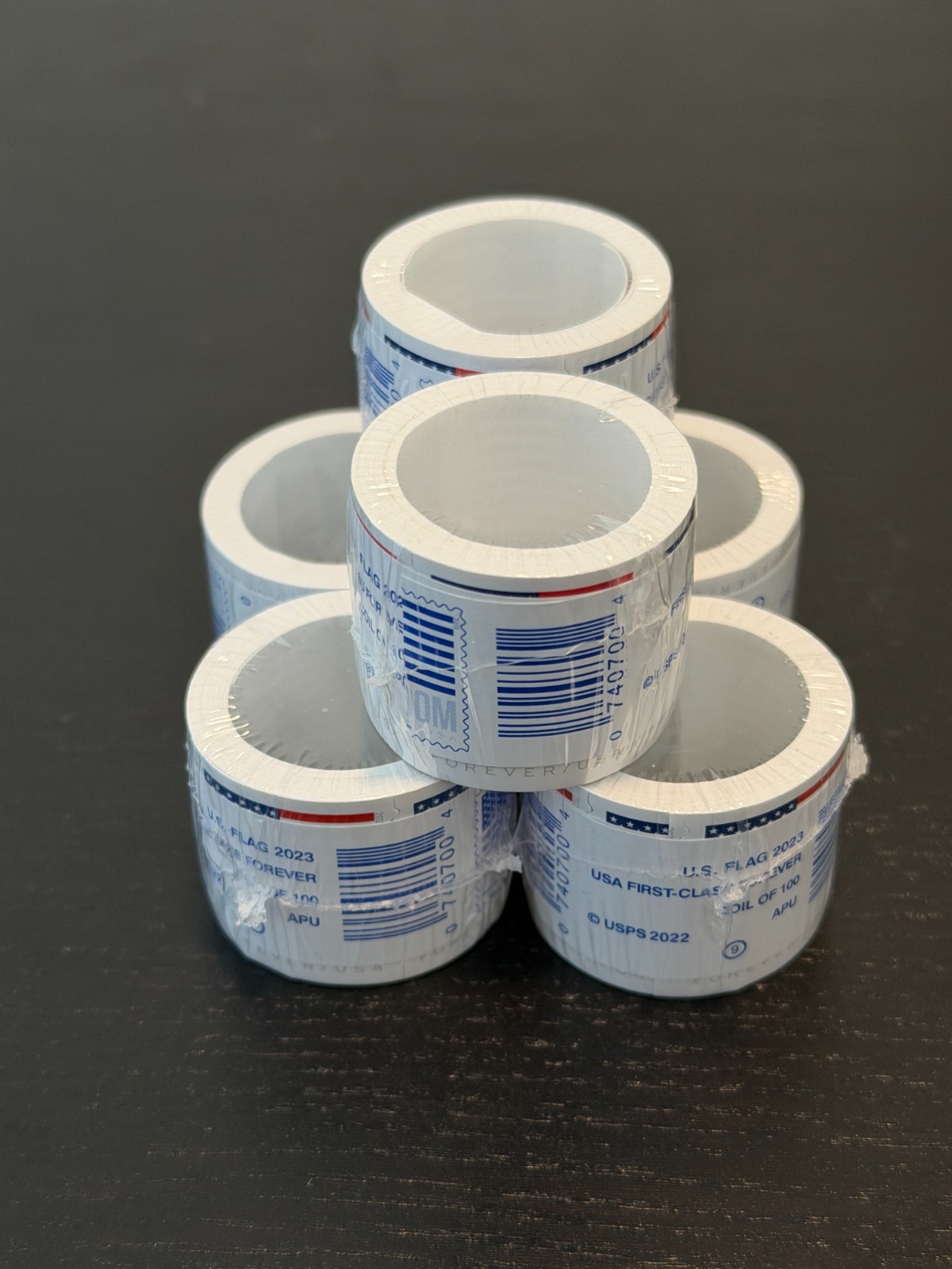 Rolls Of 100 2023/2024 U.S. Flag First Class US Postage Stamps