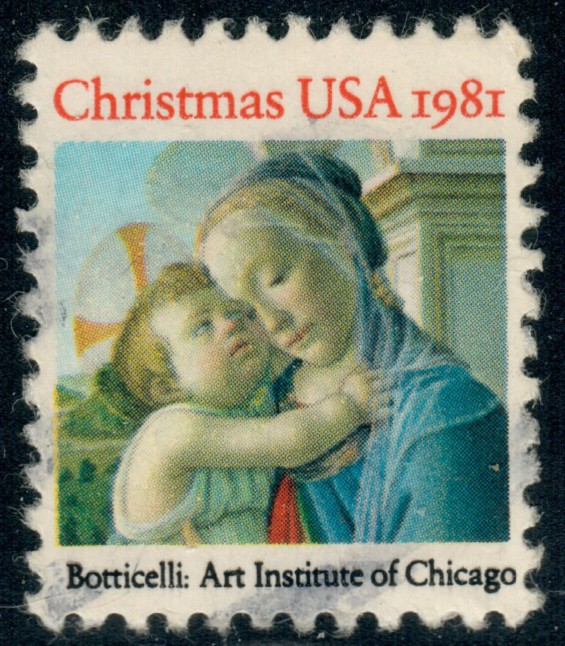 USA – 1981 – Christmas Stamps – Botticelli, Art Institute Chicago – 20¢ – #3743