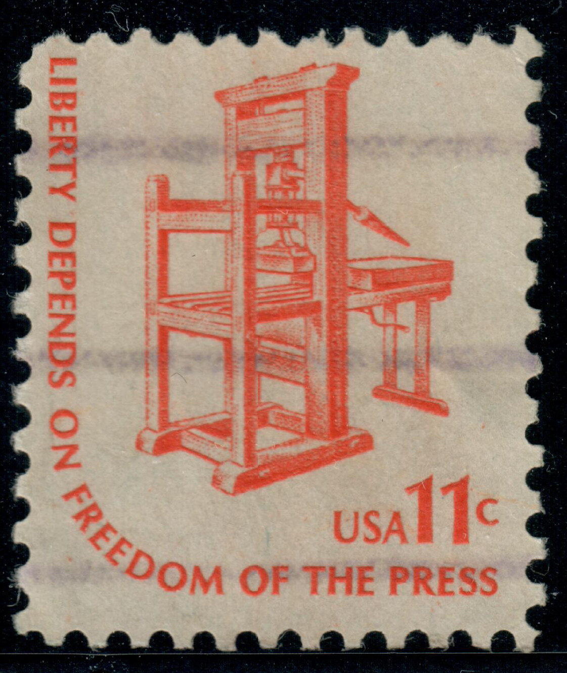 USA – 1975 – Americana Issue – Printing Press – 11¢ – #3525